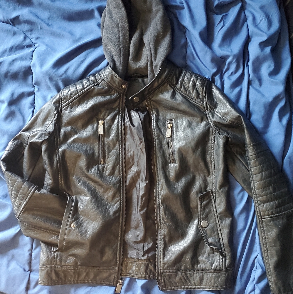 Kid's Faux Leather Jacket